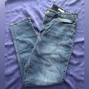 Jessica Simpson High Rise Skinny Ankle Blue Jeans